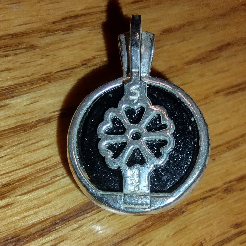 Sterling and onyx tree of life necklace - Picture 14 of 16